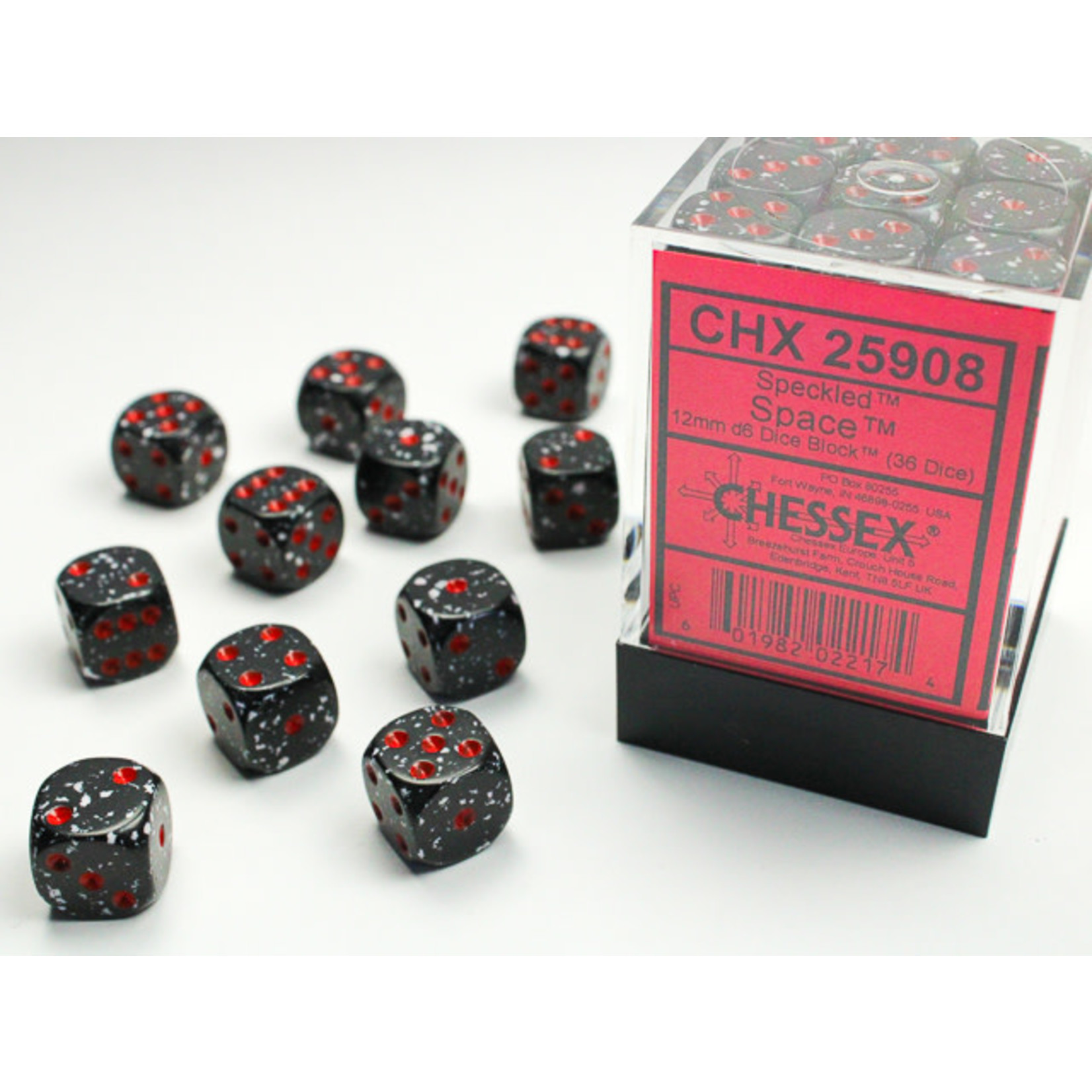 Chessex Speckled Dice: Space | 12mm d6 Dice Block | 25908