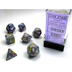 Chessex Festive Dice: Carousel / white | 7 Die Polyhedral Set | 27440