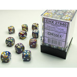 Chessex Festive Dice: Carousel / white | 12mm d6 Dice Block | 27840