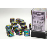 Chessex Festive Dice: Mosaic / yellow | 16mm d6 Dice Block | 27650
