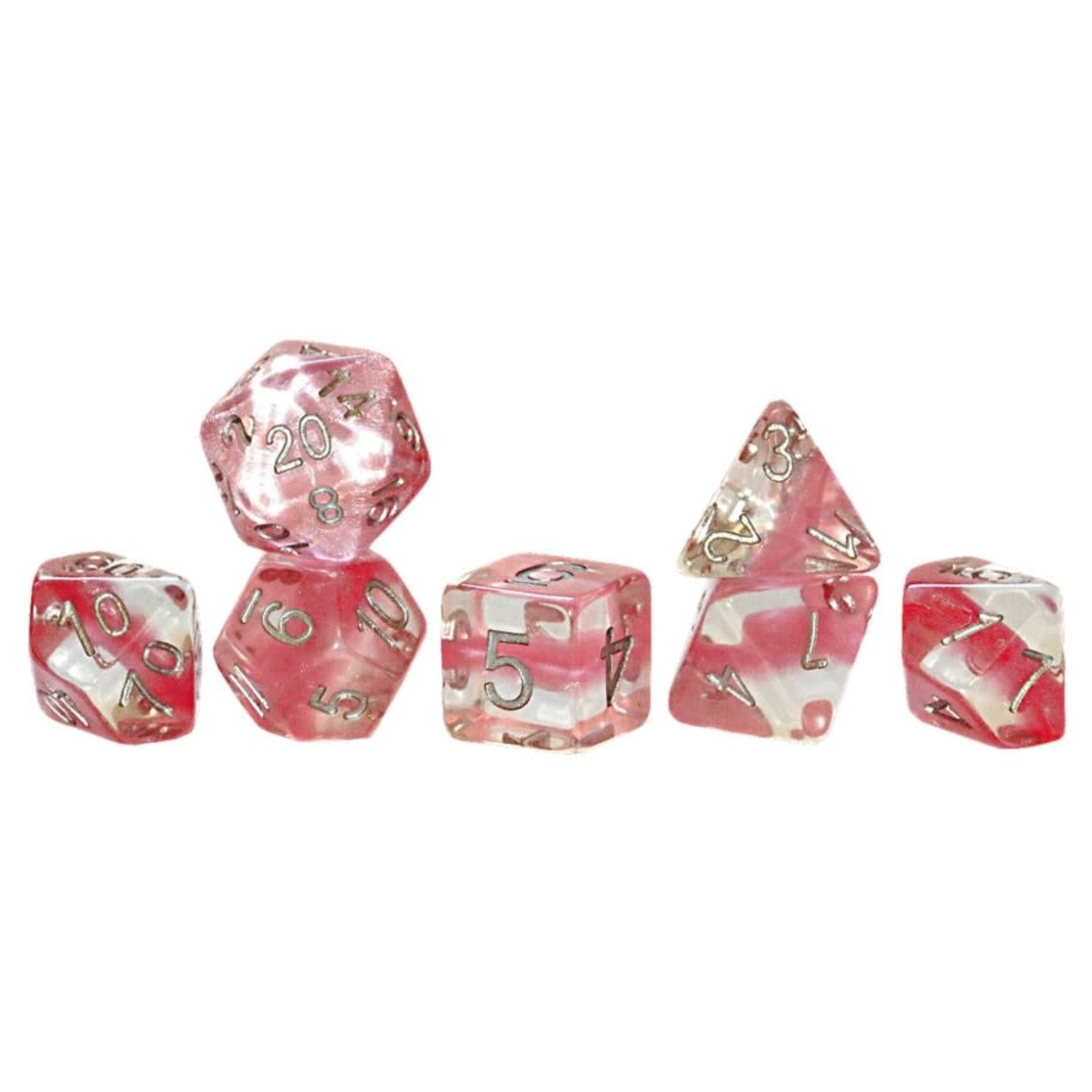 Gate Keeper Dice: Rose Quartz | 7 Die Polyhedral Set