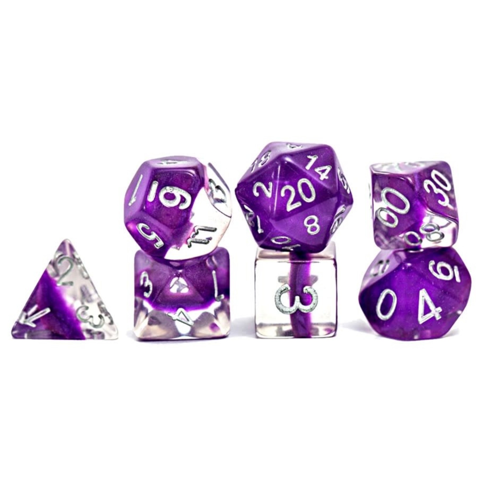 Gate Keeper Dice: Neutron Violet | 7 Die Polyhedral Set