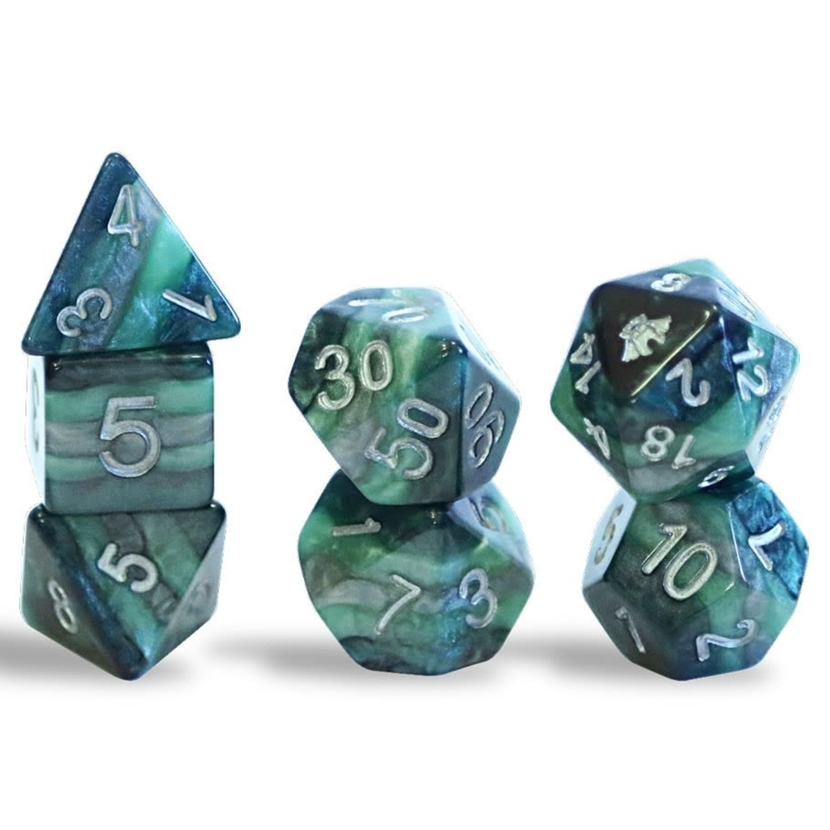 Gate Keeper Dice: Reality Shard Might | 7 Die Polyhedral Set