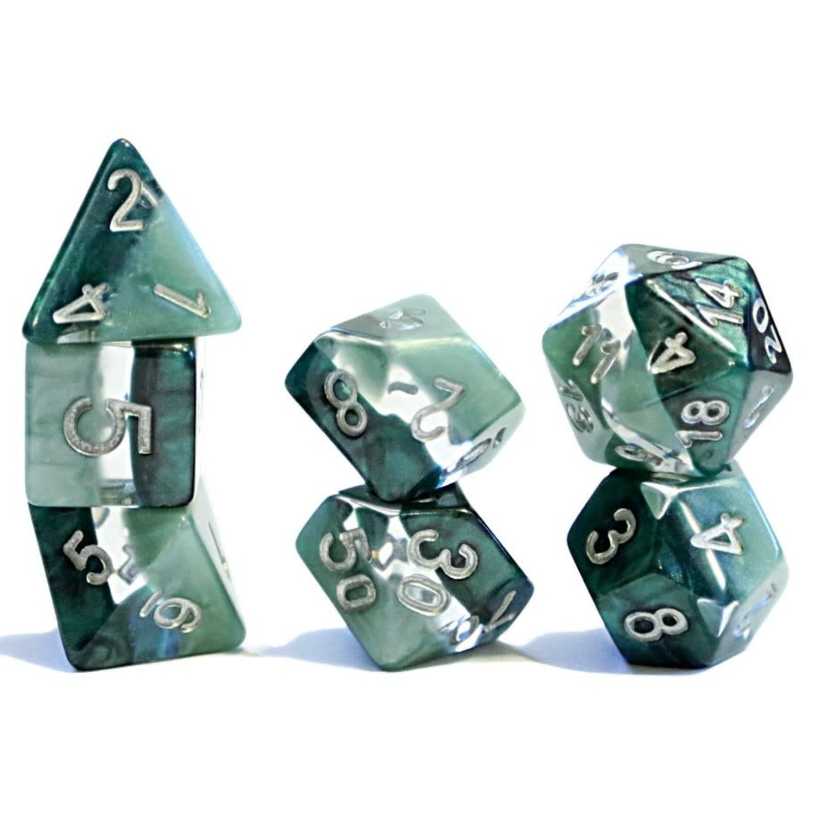 Gate Keeper Dice: Supernova Adamantine | 7 Die Polyhedral Set