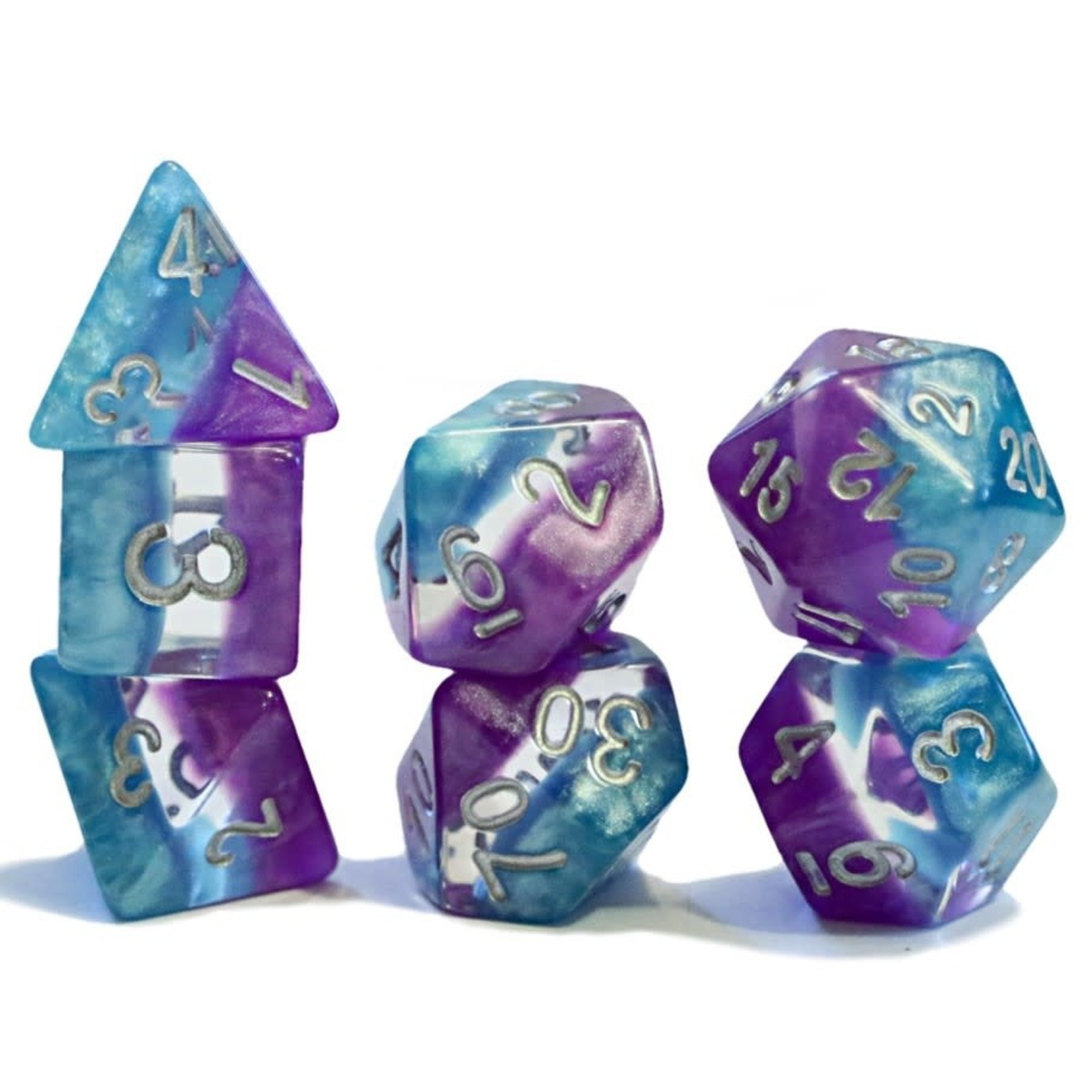 Gate Keeper Dice: Supernova Psionic Combat | 7 Die Polyhedral Set
