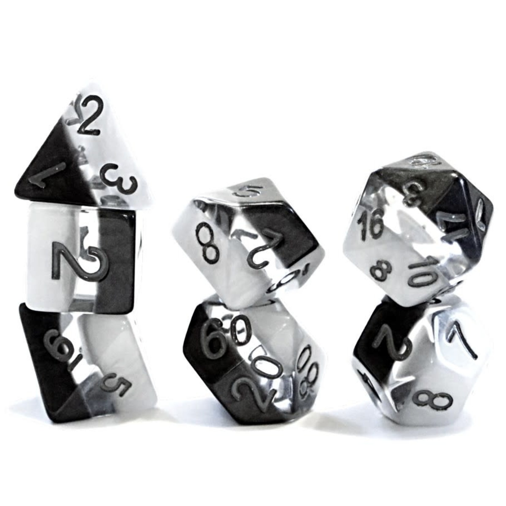 Gate Keeper Dice: Supernova Yin Yang | 7 Die Polyhedral Set