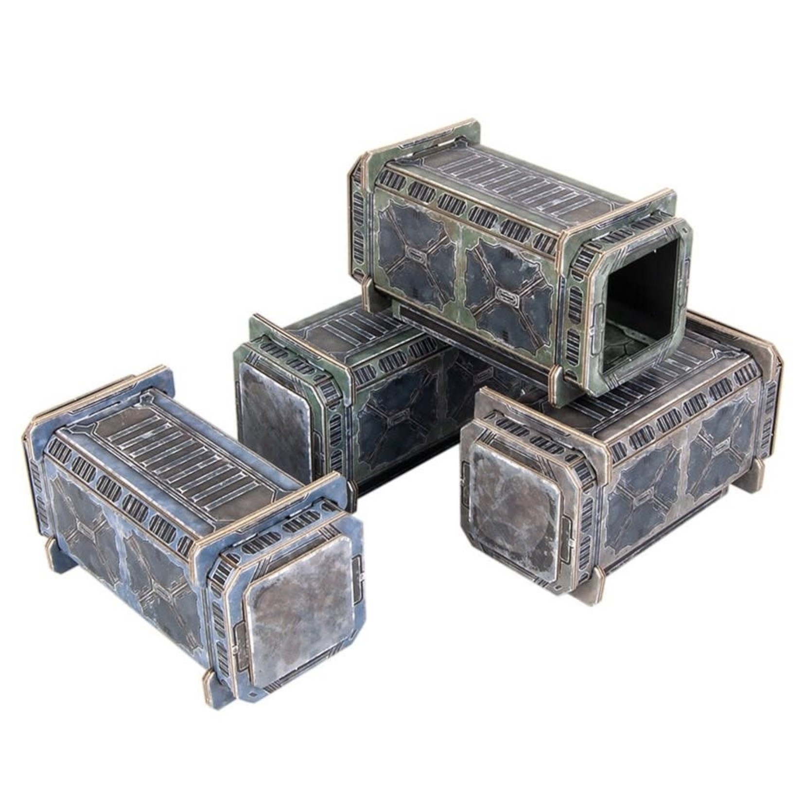 TinkerTurf Sci-Fi Terrain: Containers: Neutral