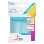 Gamegenic Sleeves Prime: Clear Square Blue (50) 73 x 73 mm Deck Protectors