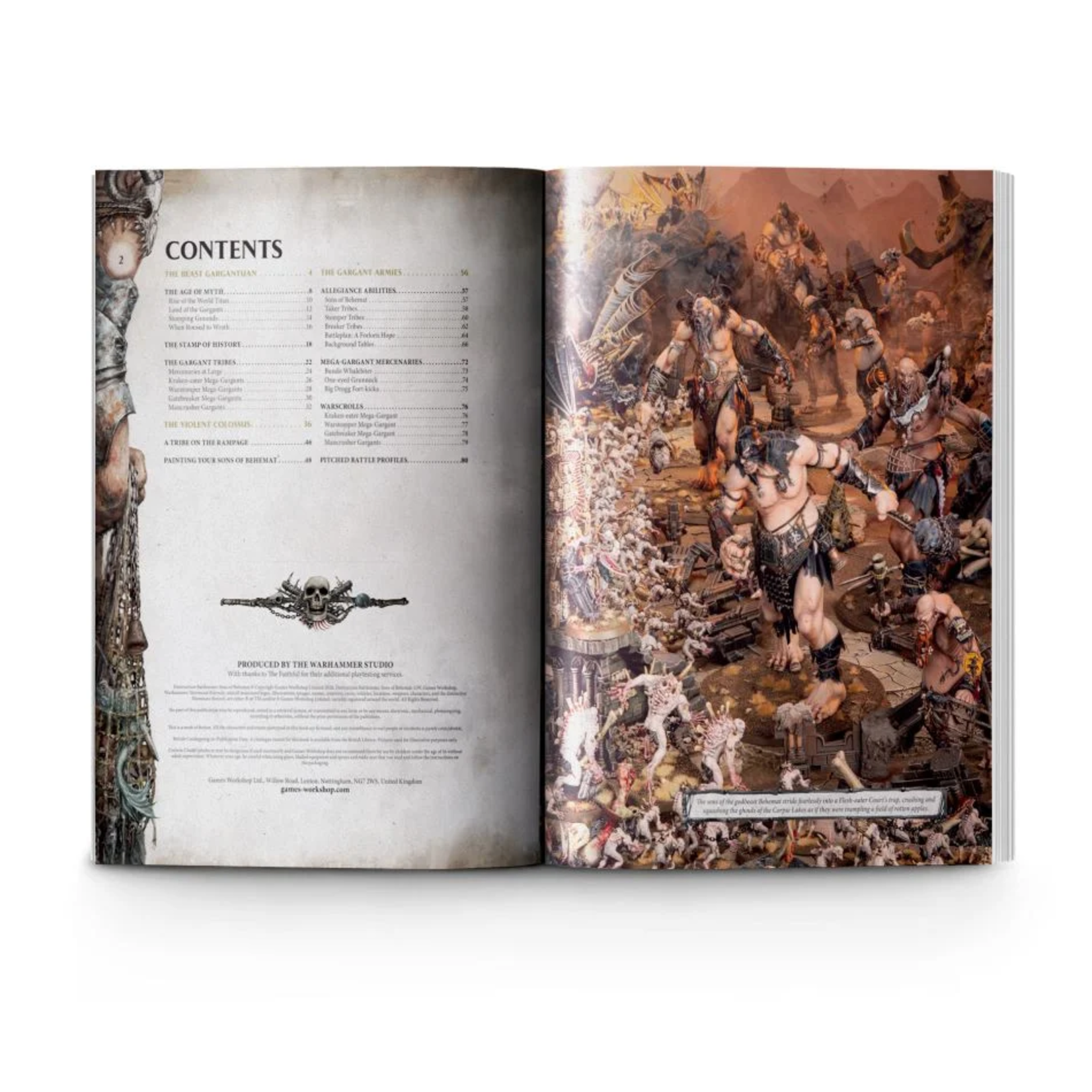 AOS: Battletome - Sons of Behemat (Hardback) Dragon Cache Game