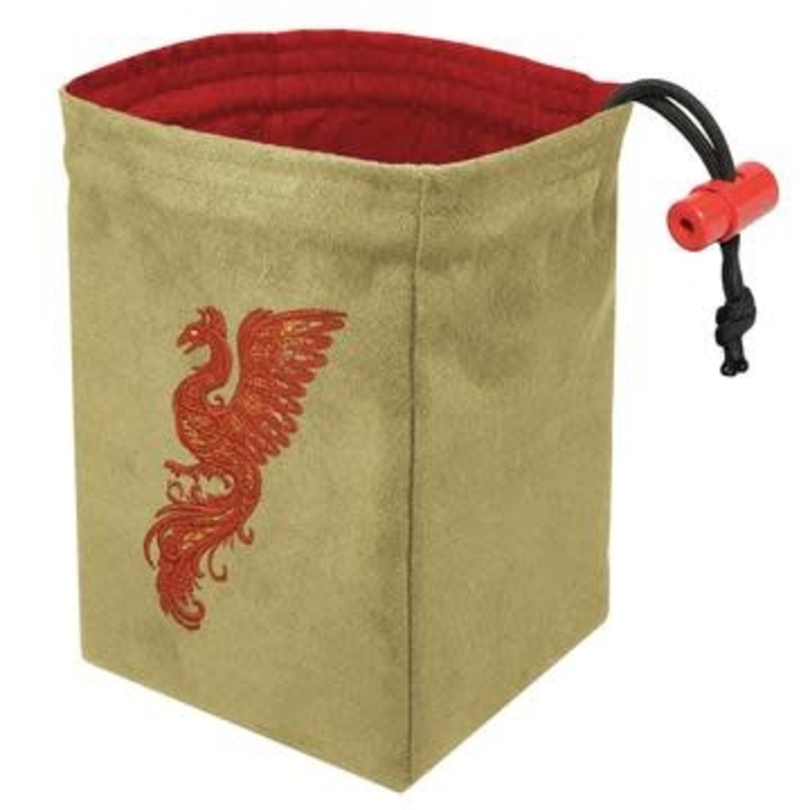 Dice Bag: Embroidered Baroque Phoenix