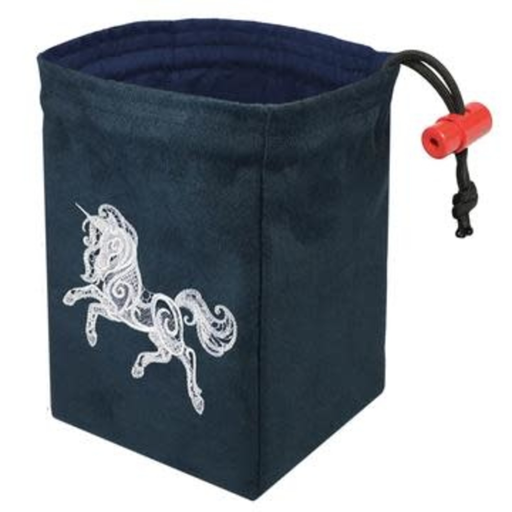 Dice Bag: Embroidered Baroque Unicorn