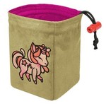 Dice Bag: Embroidered Charmed Creatures Unicorn