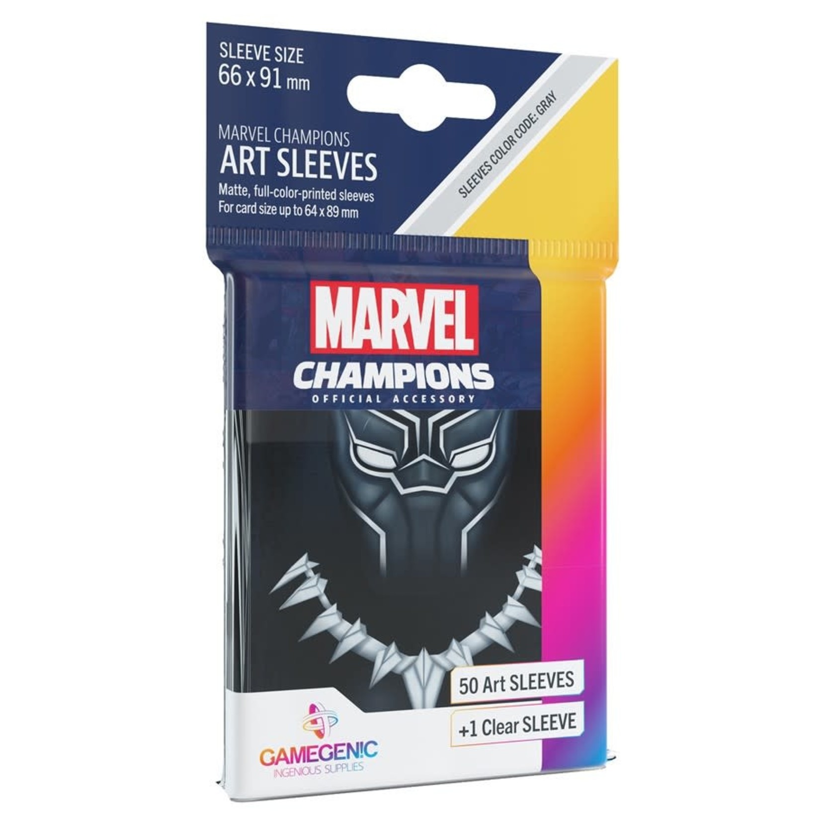 Marvel Champions LCG: Black Panther Sleeves Gamegenic Deck Protector