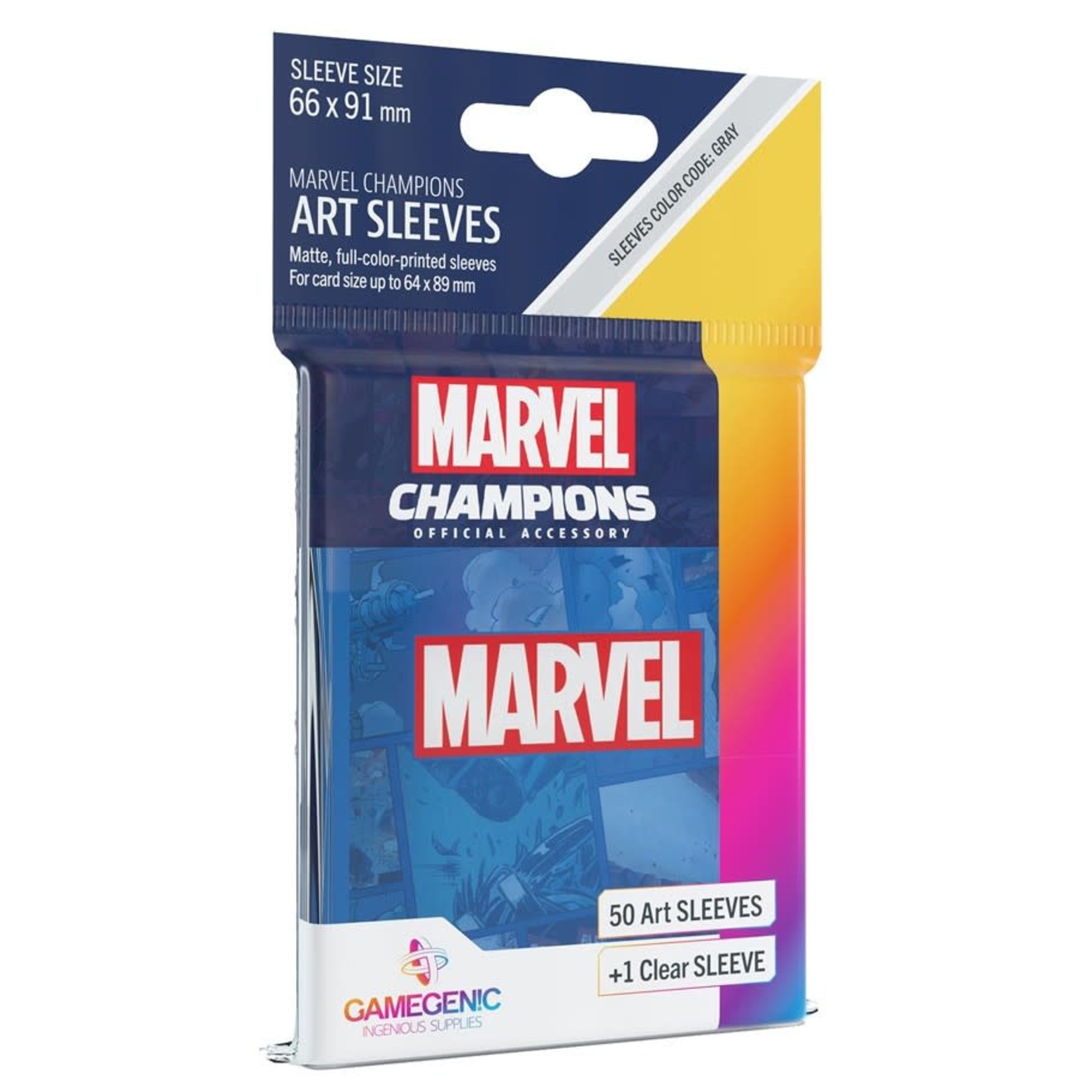 Marvel Champions LCG: Marvel Blue Sleeves Gamegenic Deck Protector