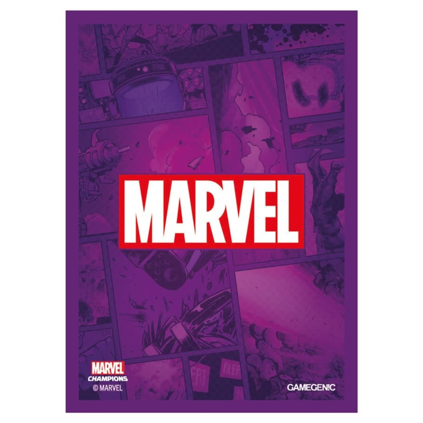 Marvel Champions LCG: Marvel Purple Sleeves Gamegenic Deck Protector