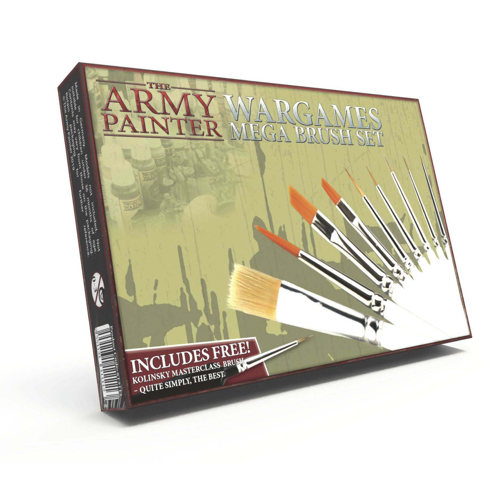 Army Painter Brush: Wargamers Mega Brush Set