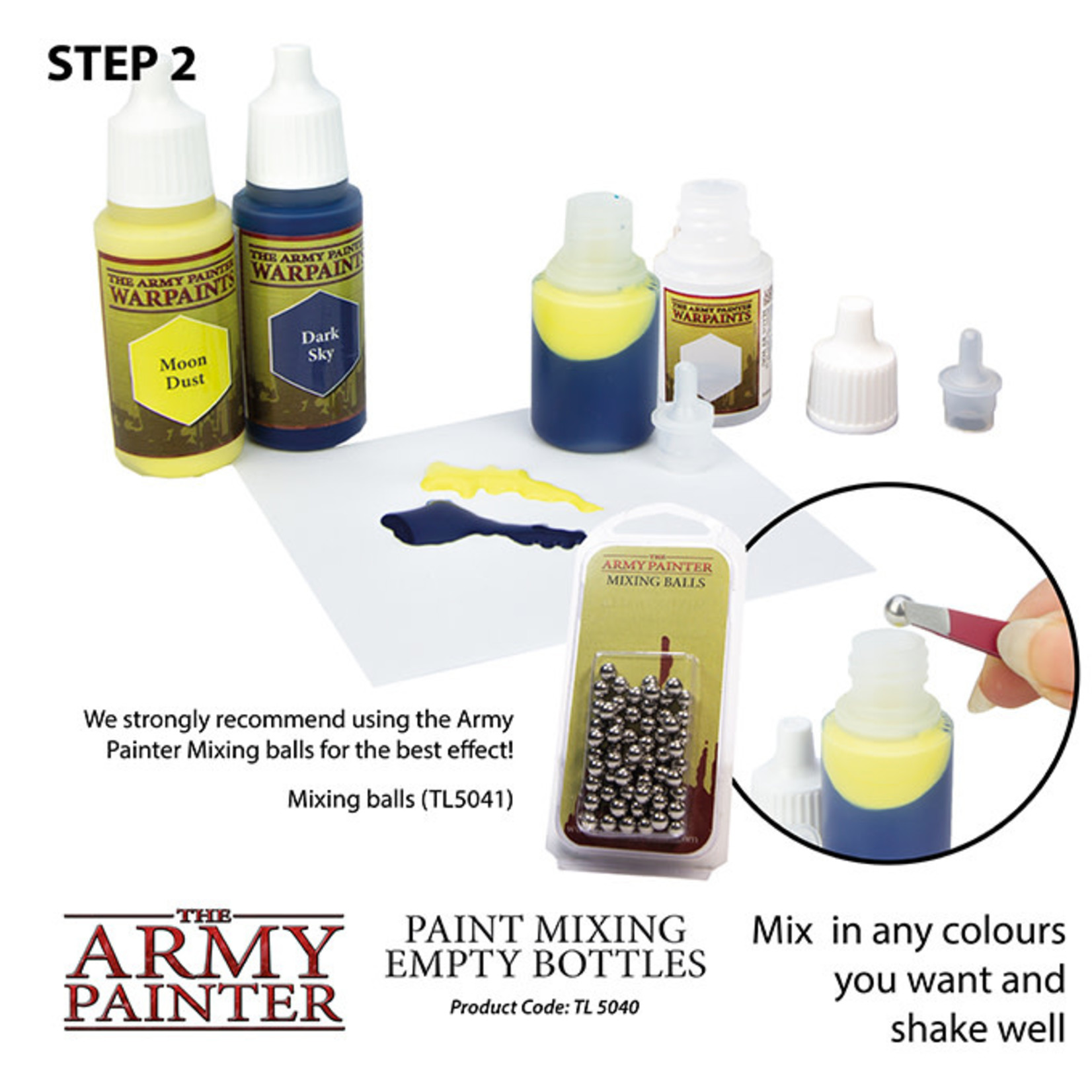 Army Painter Tools: Paint Mixing Empty Bottles