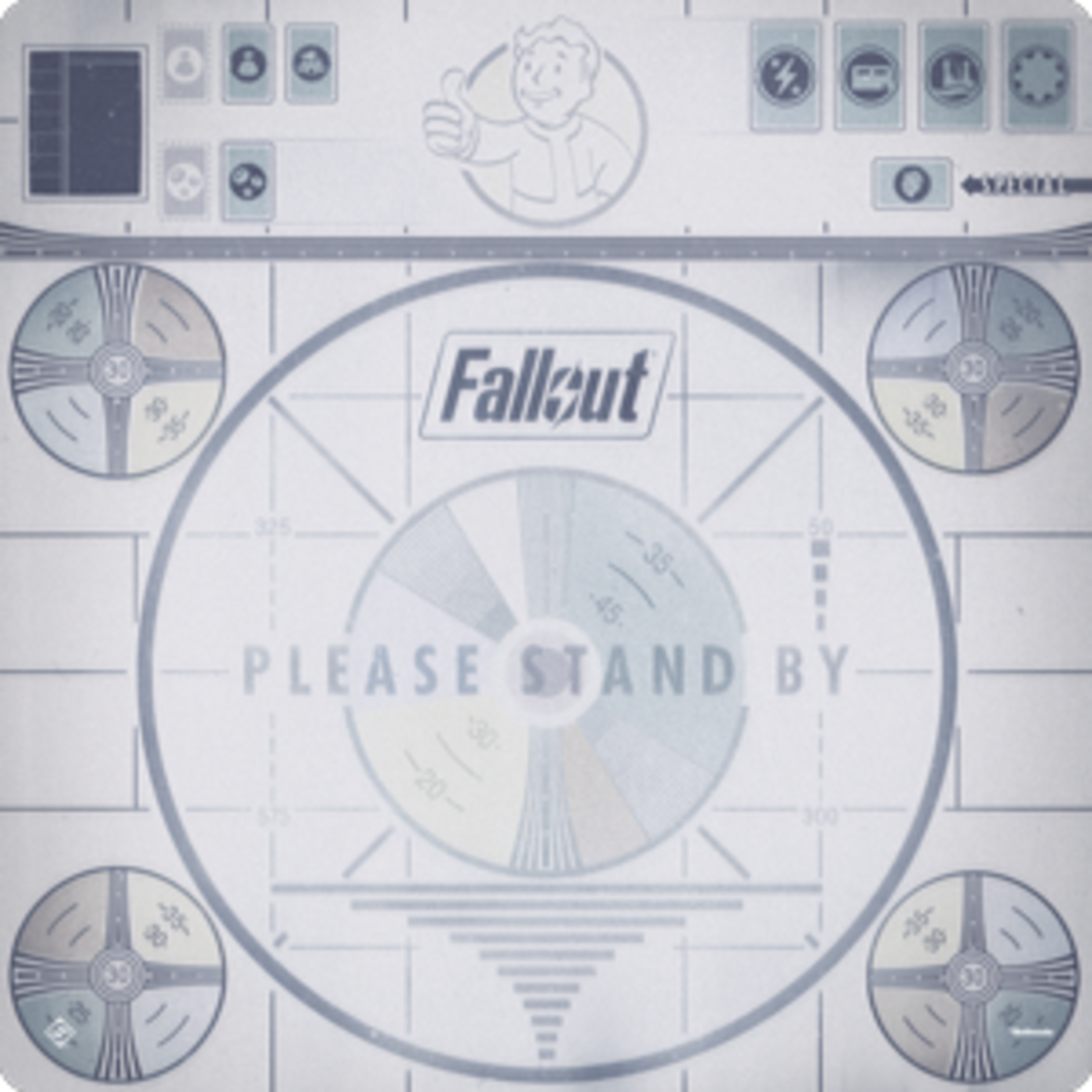 Please Stand By Gamemat Fallout: The Board Game Playmat