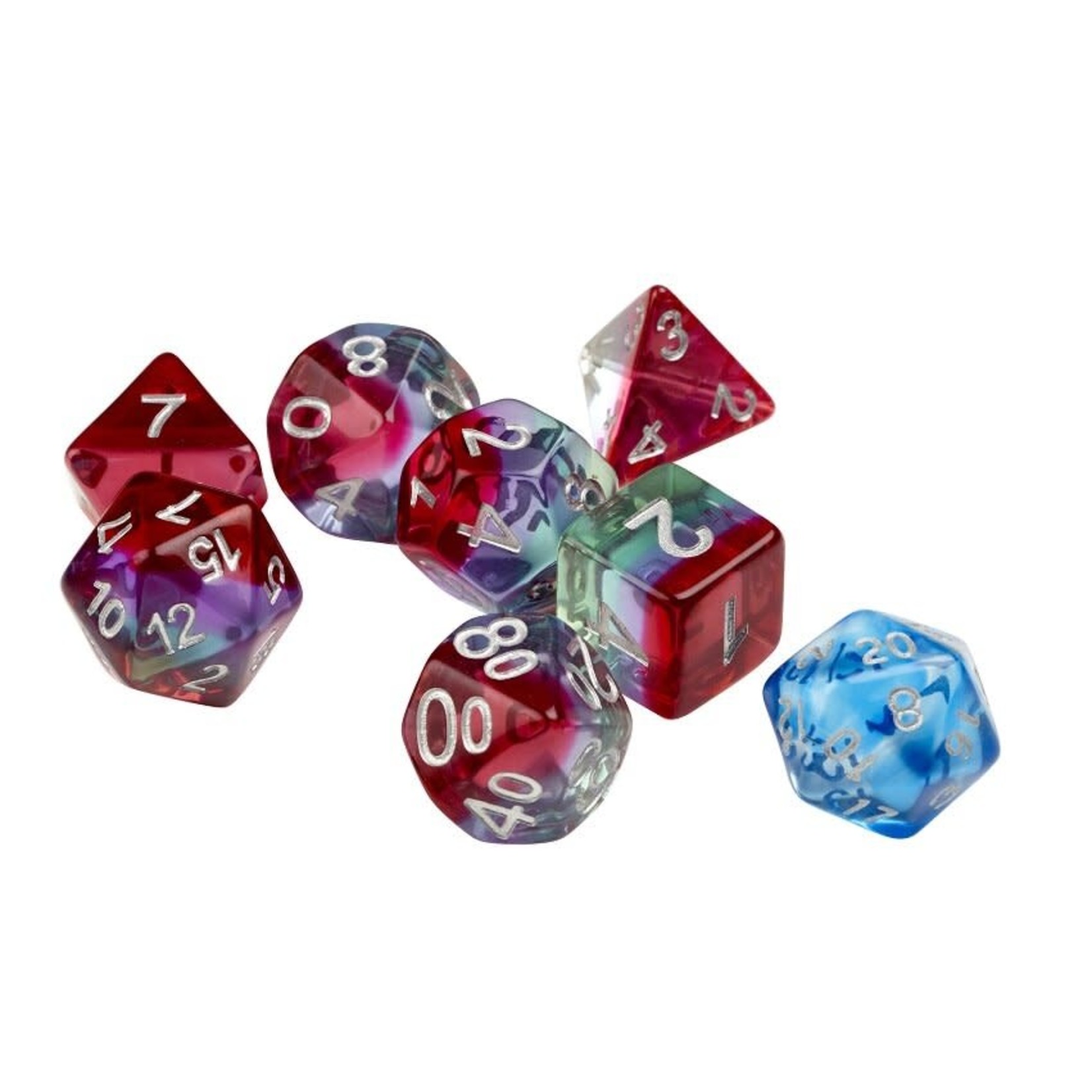Sirius Dice: Watermelon | 8 Die Polyhedral Set | SDZ0004-05