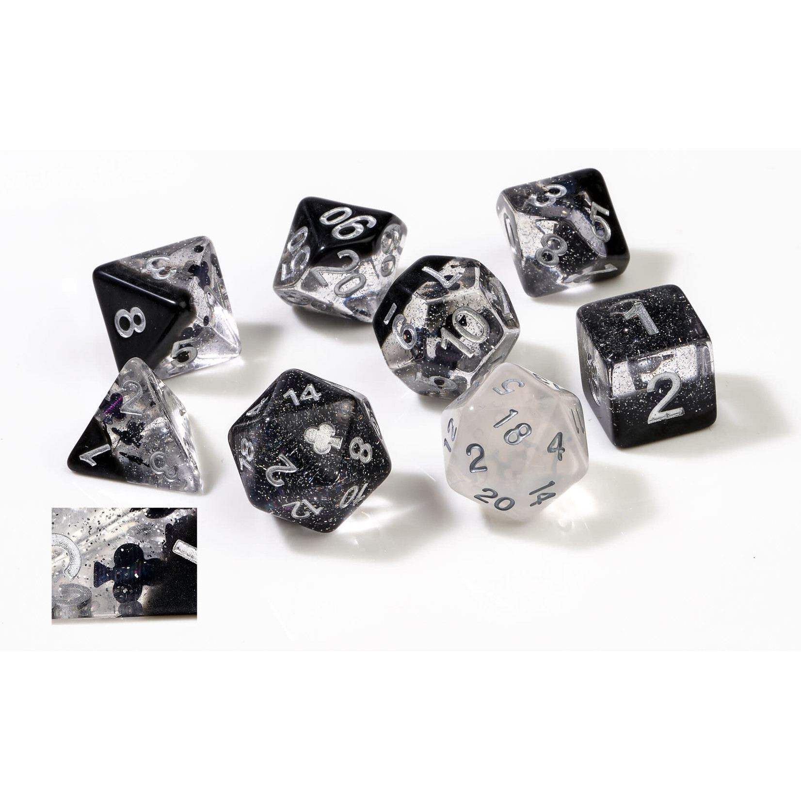 Sirius Dice: Clubs | 8 Die Polyhedral Set | SDZ0005-04