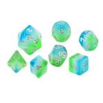 Sirius Dice: Blue Hawaiian | 8 Die Polyhedral Set | SDZ0005-08