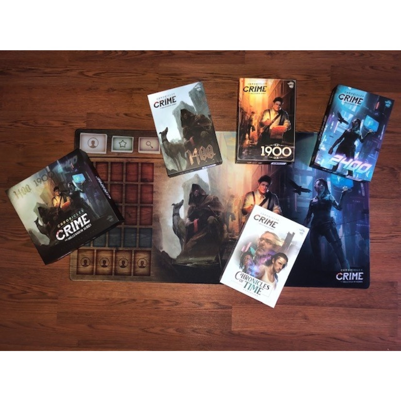 Chronicles of Crime: The Millennium Series Bundle (3 Core Game+Time+Big Box+Mat)
