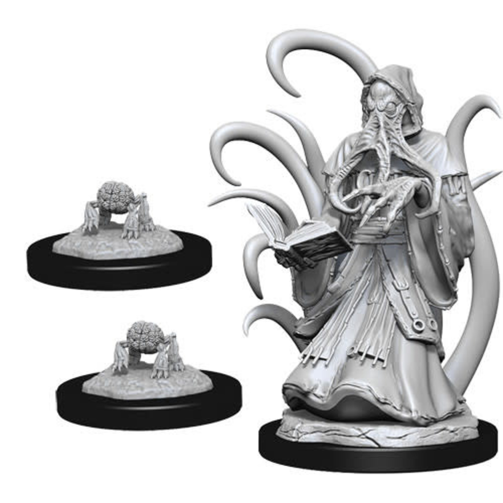 Unpainted Minis D&D | Alhoon & Intellect Devourers | W13 | 90158