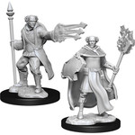 Unpainted Minis D&D | Cleric Wizard Male | W13 | 90151