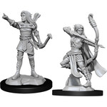 Unpainted Minis D&D | Elf Ranger Female | W13 | 90143