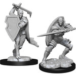 Unpainted Minis D&D | Warforged Fighter Male | W13 | 90147