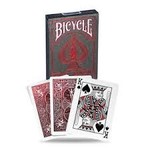 Bicycle Playing Cards: Foil Back Crimson