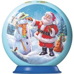 Christmas Puzzle: Santa's Snowman 54 Piece 3D Puzzle Ball