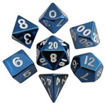 MDG Metal Dice: Blue | 7 Die Polyhedral Set