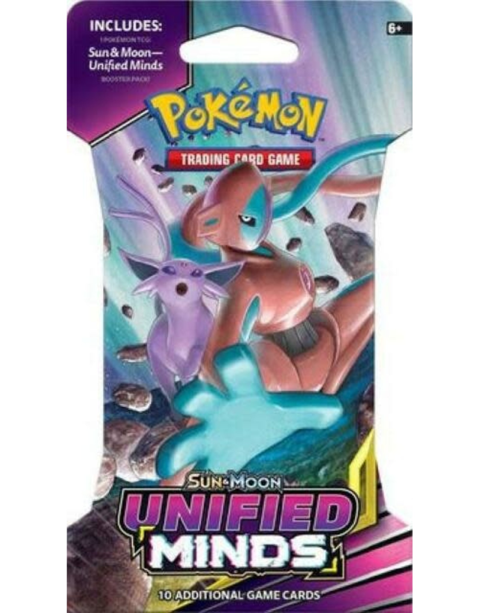 Pokemon Unified Minds Sleeved Booster Pack No Refunds Exchanges The Wandering Dragon Game Shoppe Thistle Twig Wild Bird And Nature Shoppe
