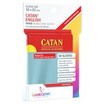 Gamegenic Sleeves Prime: Clear Catan Red (50)56 x 82 mm Deck Protectors