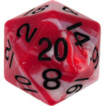 MDG 35mm d20 Red/White w/ Black Numbers