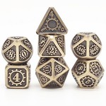 Hymgho Metal Dice: Solid Metal Gears of Providence - Brushed Ancient Bronze