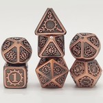 Hymgho Metal Dice: Solid Metal Gears of Providence - Brushed Ancient Copper