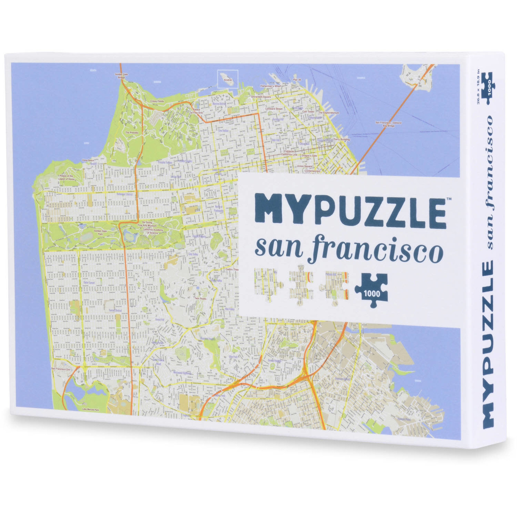My Puzzle: San Francisco 1000 Piece Dragon Cache Used Game