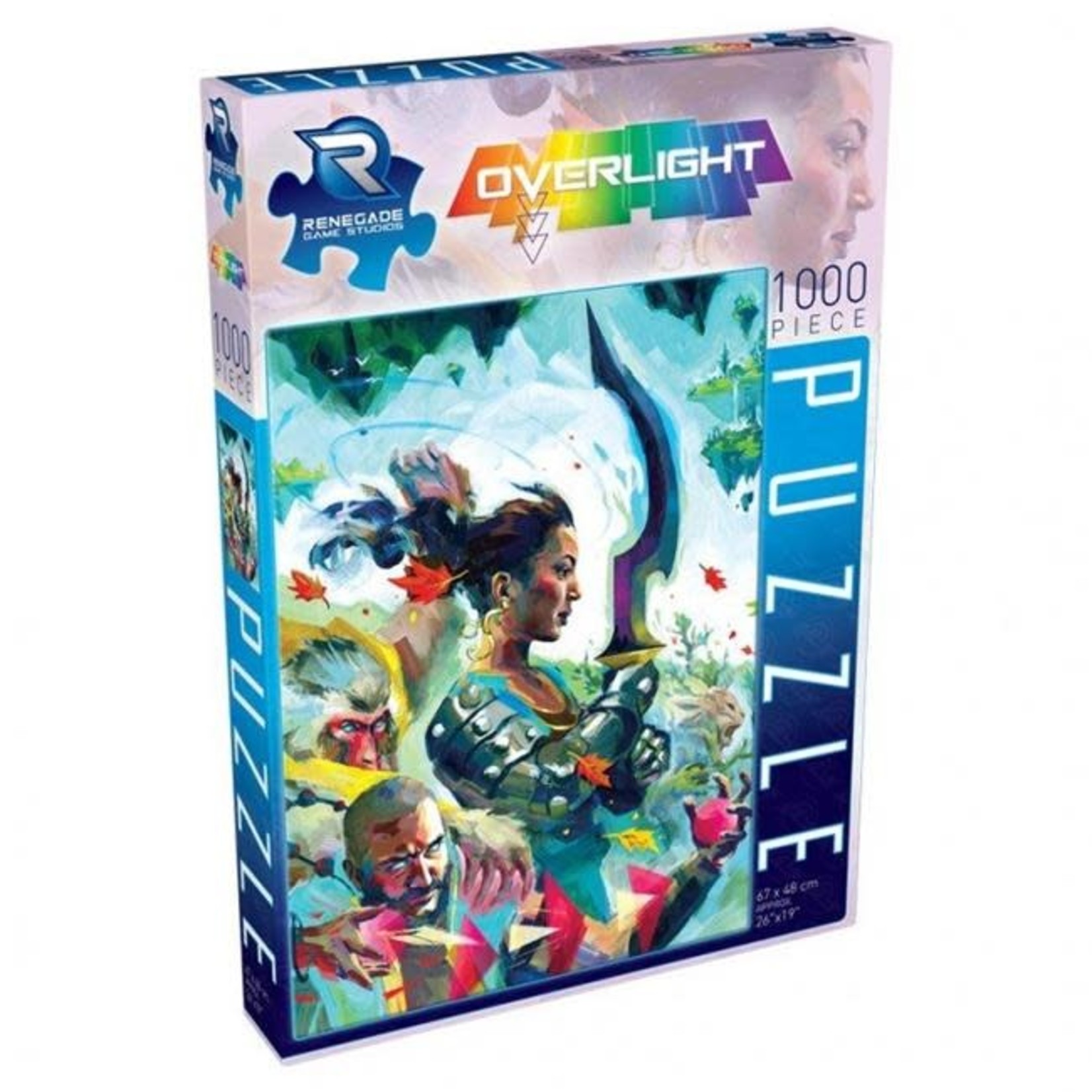 Overlight 1000 Piece Puzzle Dragon Cache Used Game