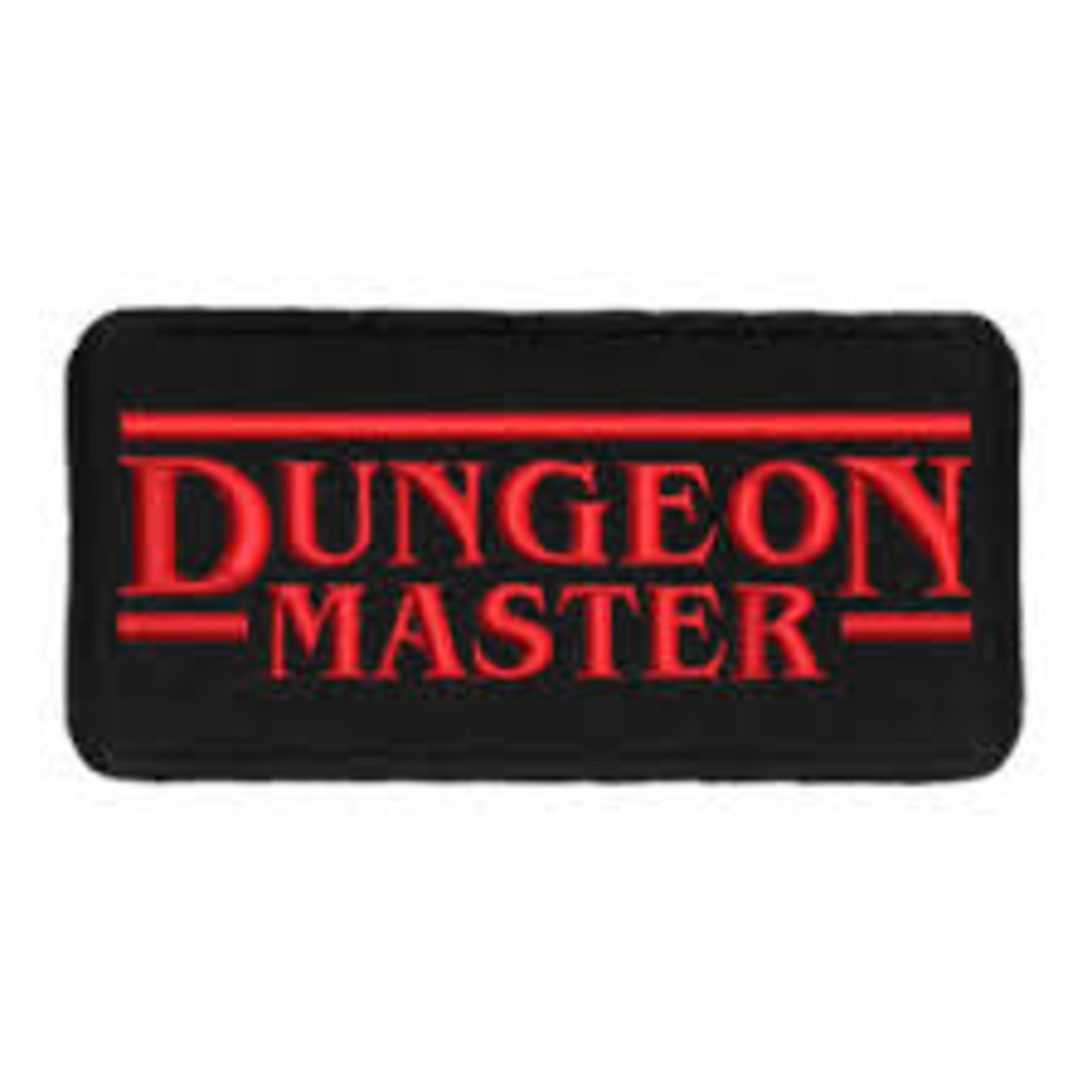 Iron On Patch: Dungeon Master Red/Black