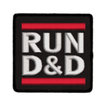 Iron On Patch: Run D&D