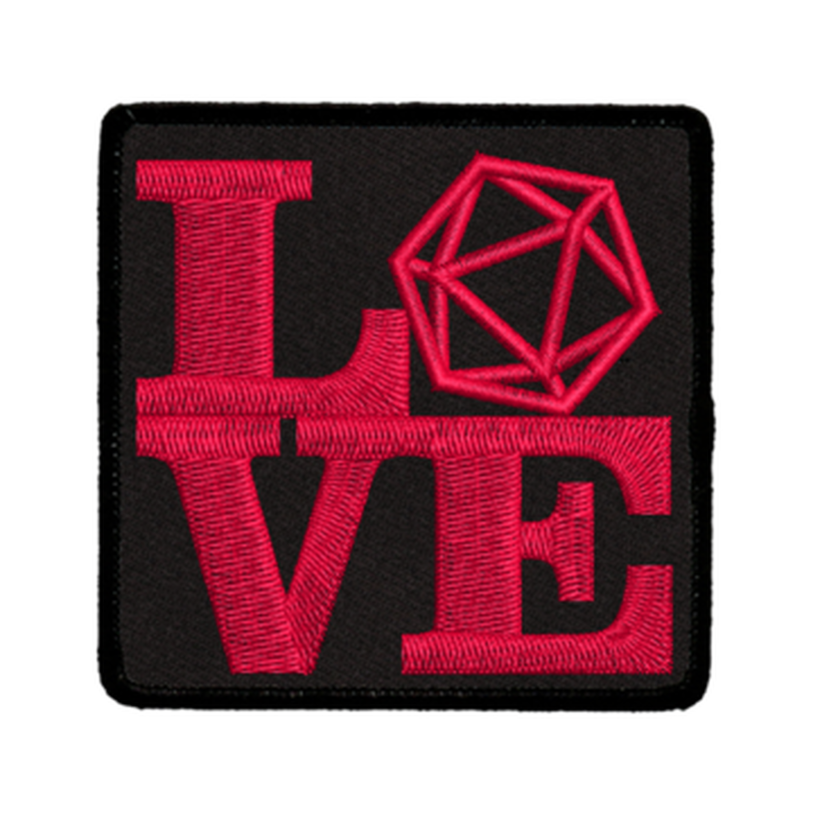 Iron On Patch: Love D20