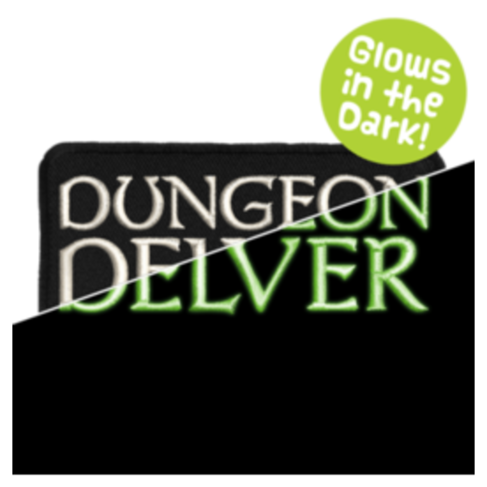Iron On Patch: Dungeon Delver Glow In Dark