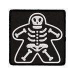 Iron On Patch: Skeleton Meeple
