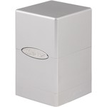 Satin Tower: Metallic Silver Deck Box DB