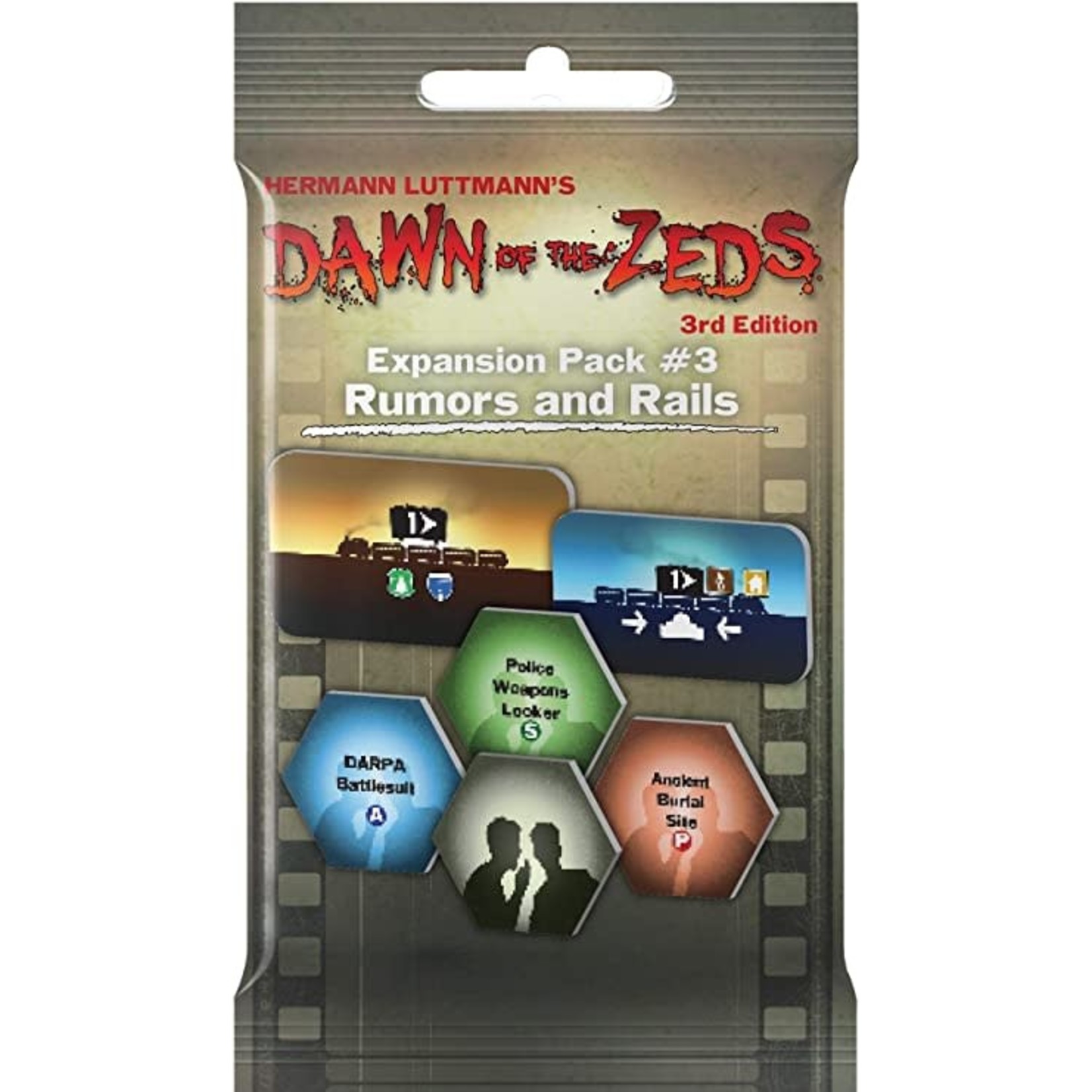 Rumors and Rails Expansion #3: Dawn of the Zeds: 3rd Edition