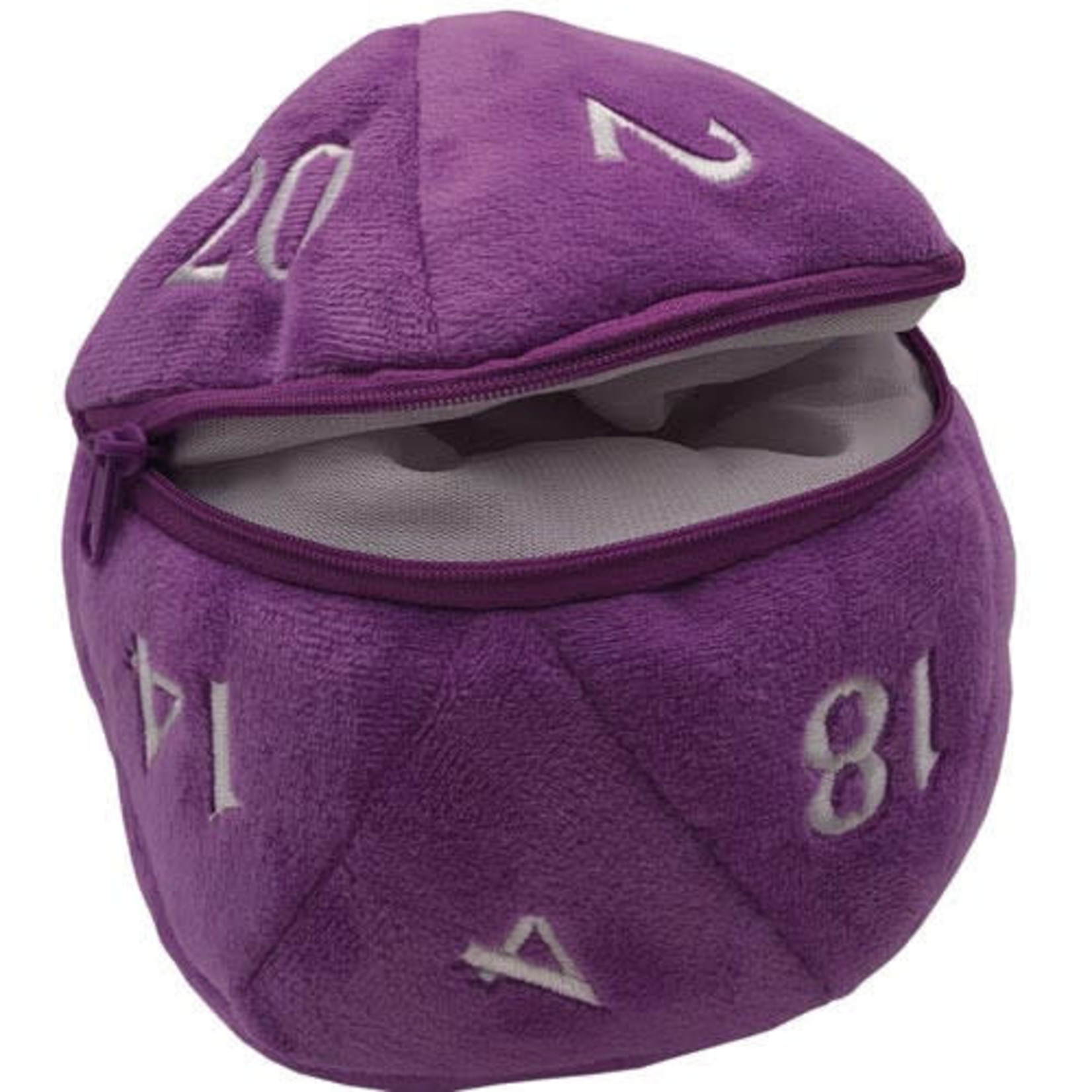 Dice Bag: Plush d20 - Purple