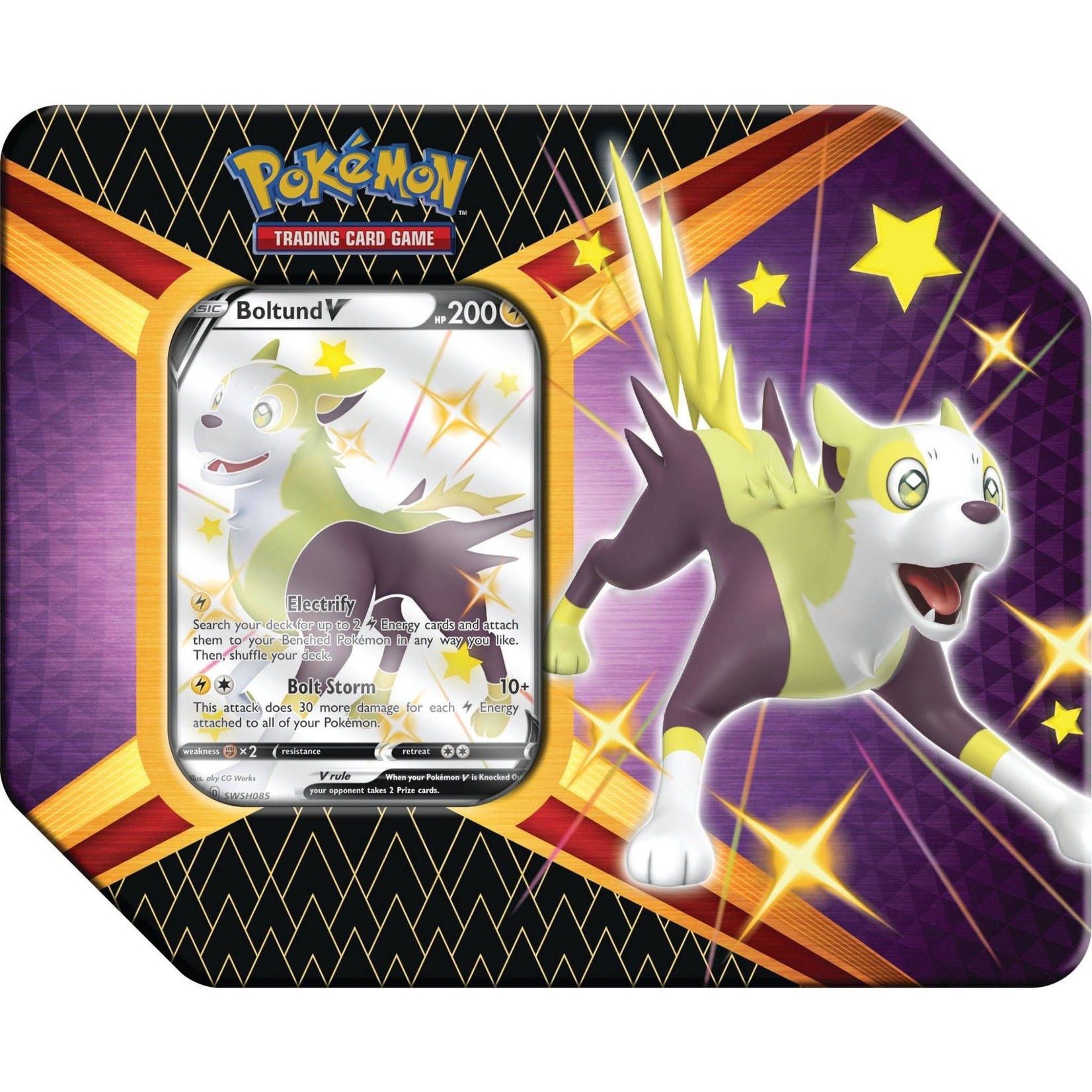Pokemon: Shining Fates - Tin - Boltund V (Pick Up Only/No Refunds/Exchanges)