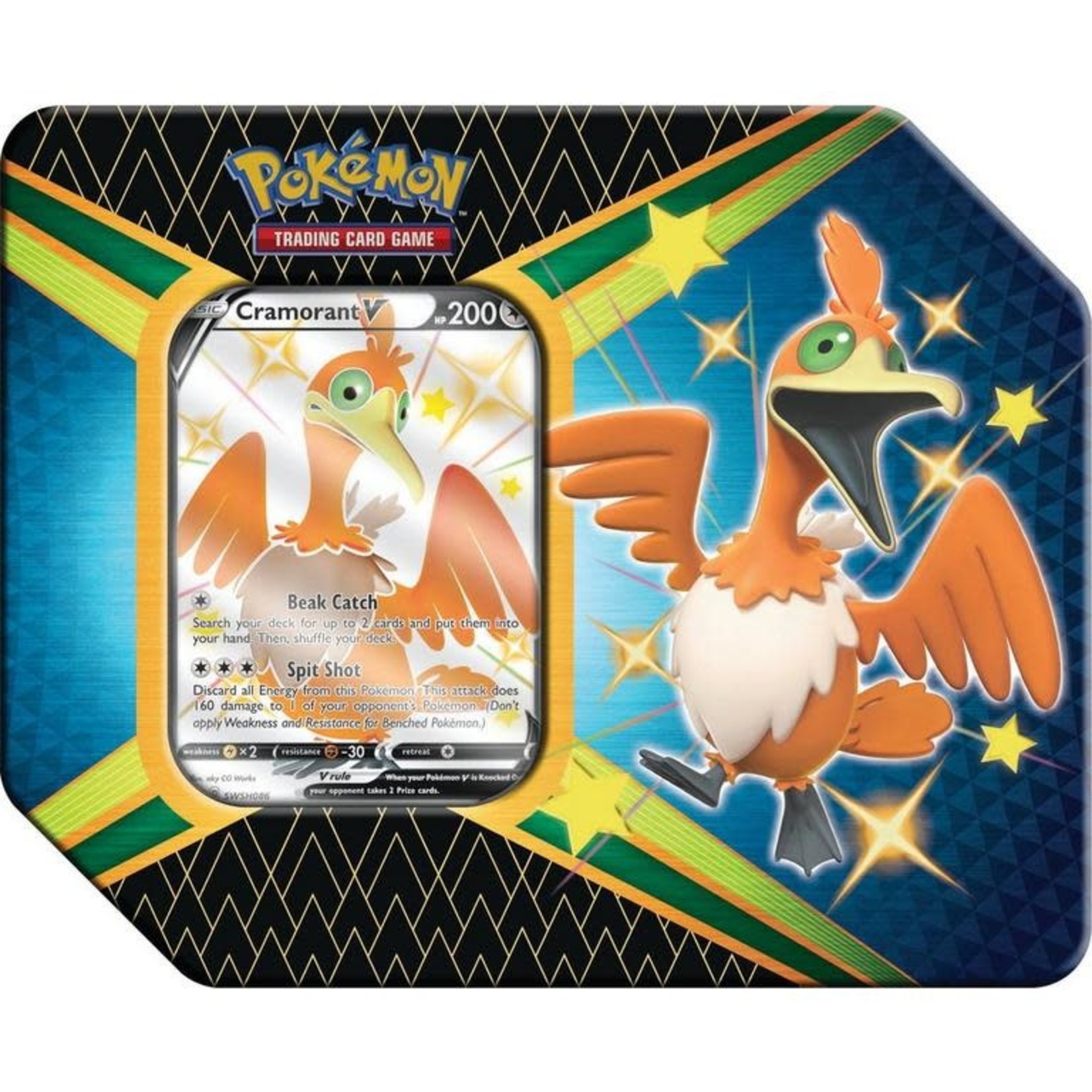 Pokemon: Shining Fates - Tin - Cramorant V (Pick Up Only/No Refunds/Exchanges)